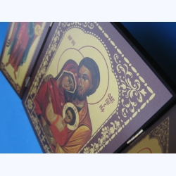 Ikona Świętej Rodziny Tryptyk  30,5 x 19 cm Nr.5